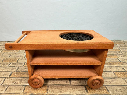 Artisan Handmade BBQ Grill Cart