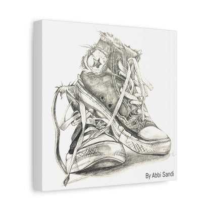 Artistic Converse Sneaker Canvas Wall Art - BY Abbi Sandi