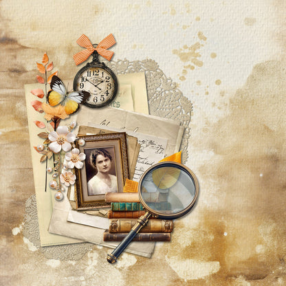Add beautiful painted background papers or transparent overlays by Lucky Girl Creative digital art to all your seasonal fall and autumn digital scrapbooking pages! In hues of orange, yellow, and brown, the textures add so much warmth and depth to all your memory keeping projects. Great for Halloween, Thanksgiving, corn maze, and pumpkin patch adventures! This kit includes the Autumn Painted Papers Kit and the Autumn Painted Overlays Kit.