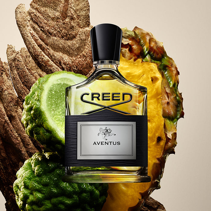 Creed Aventus Eau de Parfum with Bergamot and Pineapple Notes - Ingredient Lifestyle Shot | Creed Fragrances