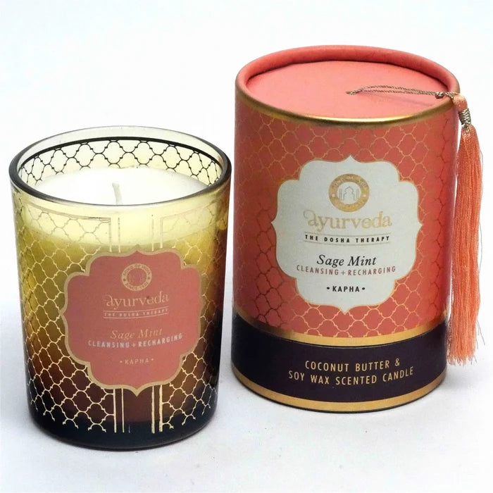 Ayurveda Candle - Sage Mint