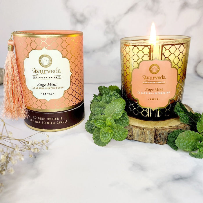 Ayurveda Candle - Sage Mint