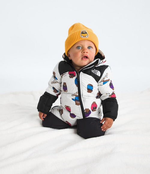 Baby 1996 Retro Nuptse Print One-Piece