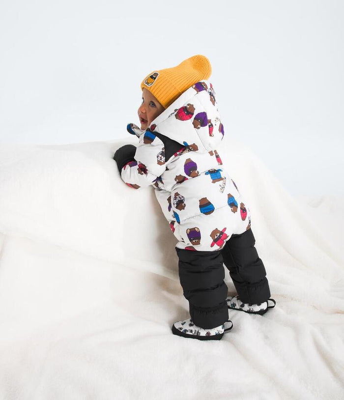 Baby 1996 Retro Nuptse Print One-Piece