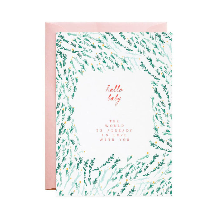 Baby and the World Card