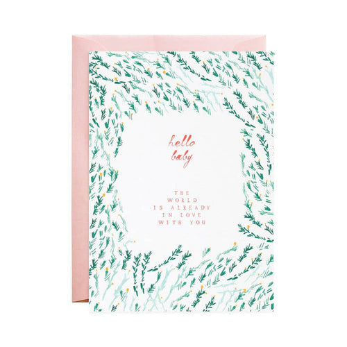 Baby and the World Card