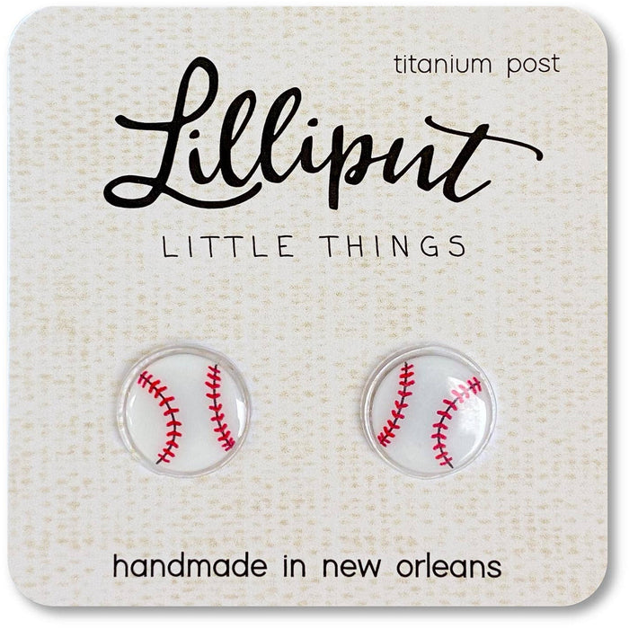 Baseball Earrings