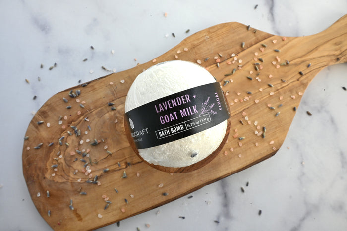 Bath Bomb - Lavender + Goat Milk (Imperfect & Irresistible)