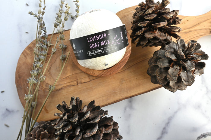 Bath Bomb - Lavender + Goat Milk (Imperfect & Irresistible)