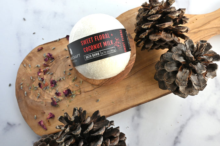 Bath Bomb - Sweet Floral + Coconut Milk (Imperfect & Irresistible)