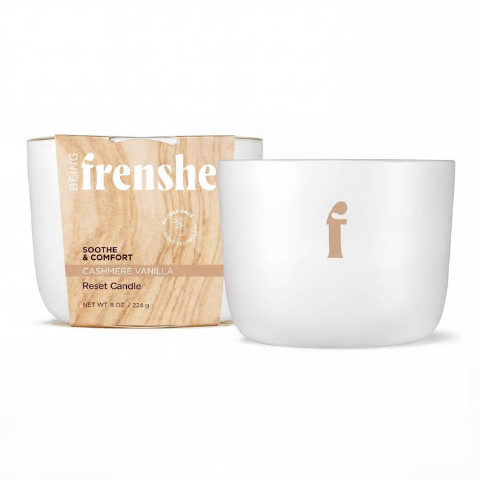 Being Frenshe Soothe & Comfort Cashmere Vanilla Reset Candle 8oz