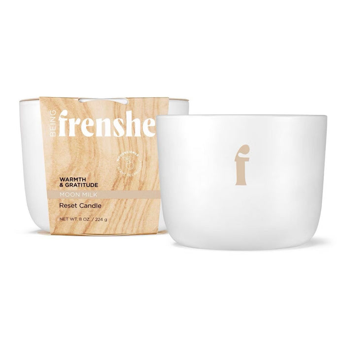 Being Frenshe Warmth & Gratitude Moon Milk Reset Candle 8oz