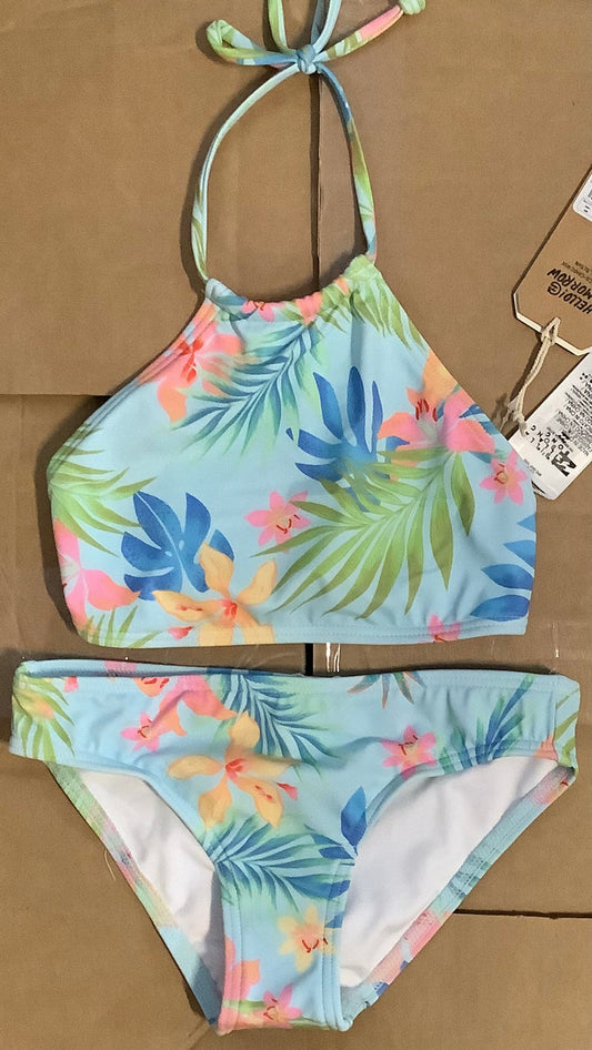 Billabong Girls In Da Jungle High Neck Swim Set