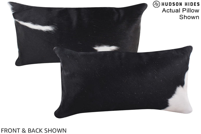 Black and White Cowhide Pillow #A16279