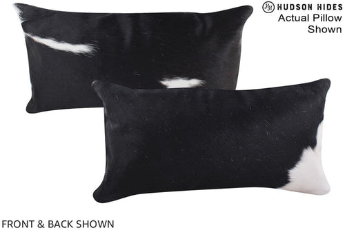 Black and White Cowhide Pillow #A16279