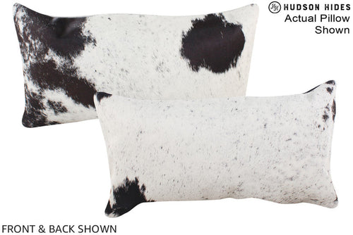 Black and White Cowhide Pillow #A16319