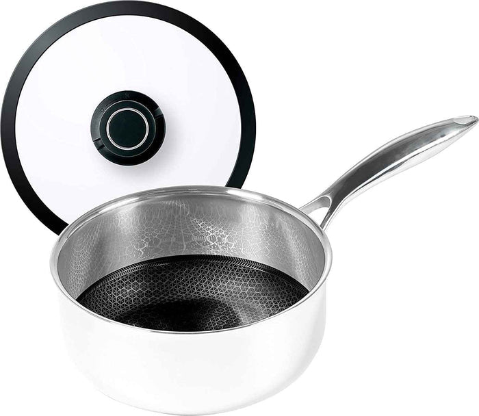 Black Cube Hybrid - 8" Nonstick Sauce Pan With Lid - BC320 - DISCONTINUED