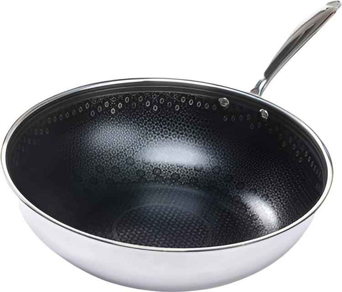 Black Cube Hybrid - CeramicQR 11.75" Quick Release Nonstick Wok - BCC2230 - DISCONTINUED