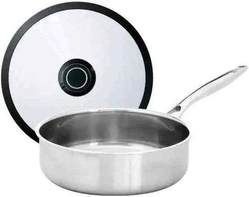 Black Cube Stainless - 3 QT Saute Pan With Lid - BCSS724 - DISCONTINUED