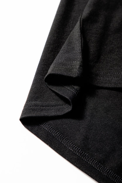 Black Peekaboo Wide Leg Square Neck Sleeveless Jumpsuit 🇺🇸