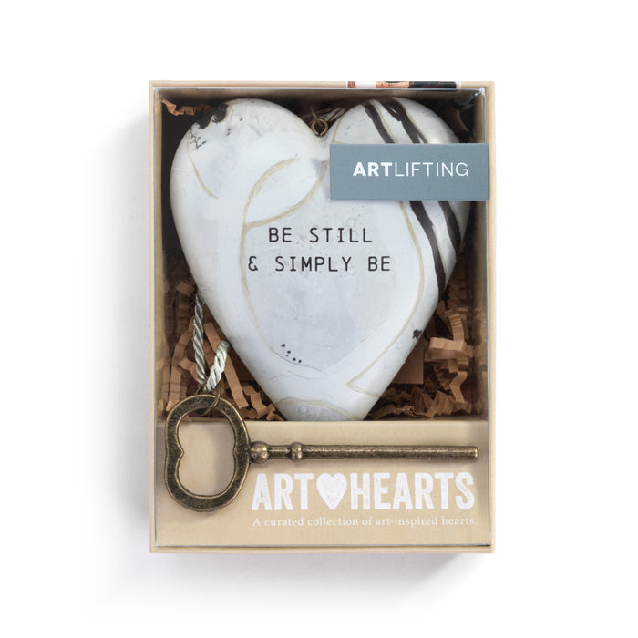 Black & White Art Heart