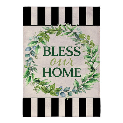 Bless Our Home Garden Flag