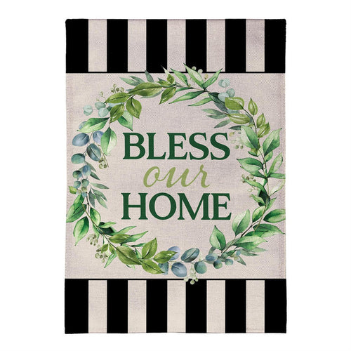 Bless Our Home Garden Flag