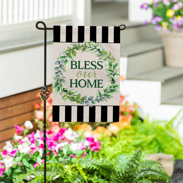 Bless Our Home Garden Flag