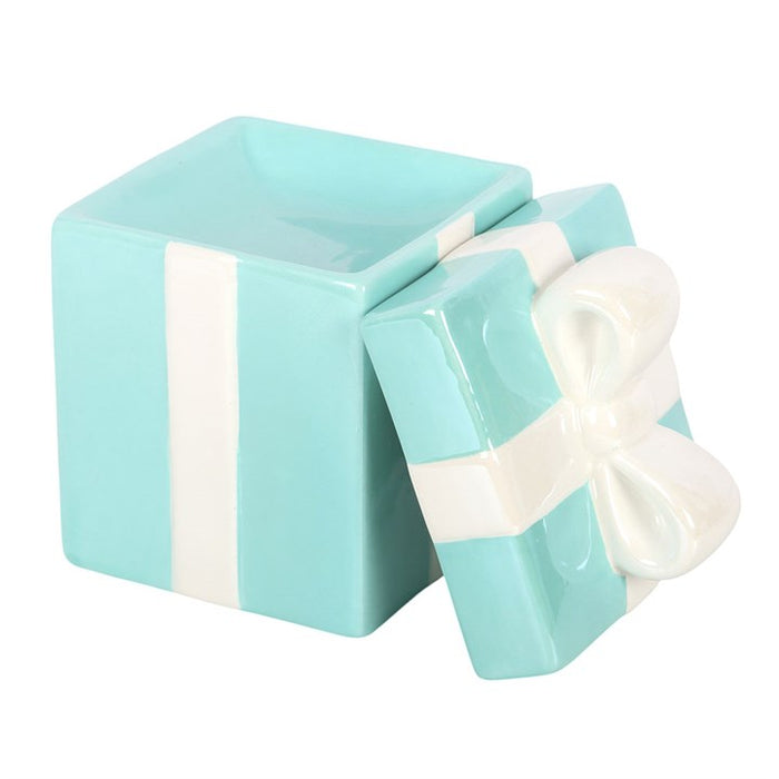 Blue Christmas Present Oil Burner 🇬🇧