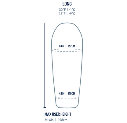 Boab -1 °C | 30 °F Synthetic Sleeping Bag