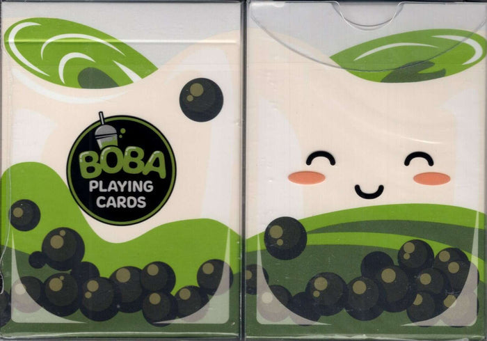 PlayingCardDecks.com-Boba Matcha Playing Cards USPCC