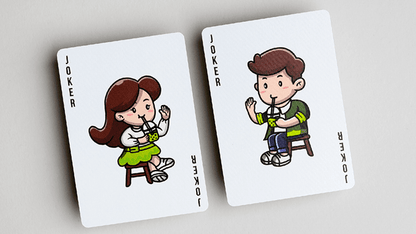 PlayingCardDecks.com-Boba Matcha Playing Cards USPCC