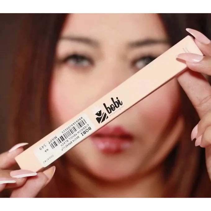 BOBI Eyebrow Pencil Black | Waterproof Smudgeproof Finish