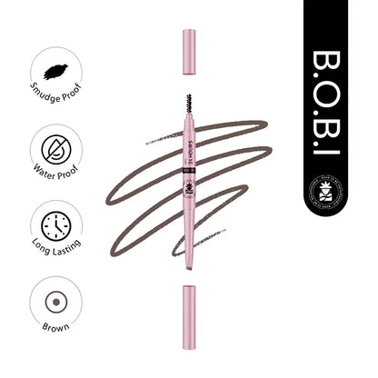 BOBI Eyebrow Pencil Brown | Waterproof Smudgeproof Finish