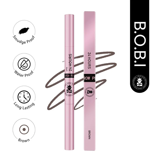 BOBI Eyebrow Pencil Brown | Waterproof Smudgeproof Finish