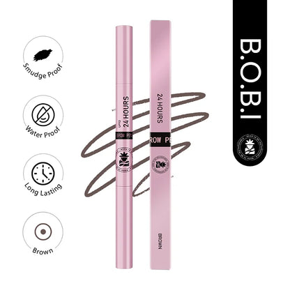 BOBI Eyebrow Pencil Brown | Waterproof Smudgeproof Finish