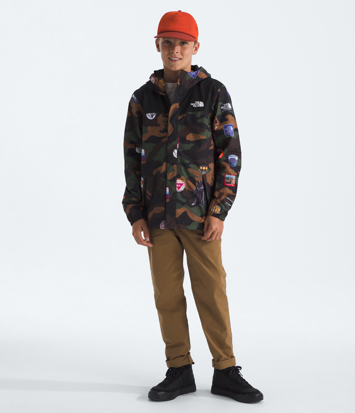 Boys' Antora Print Rain Jacket - Only XXL