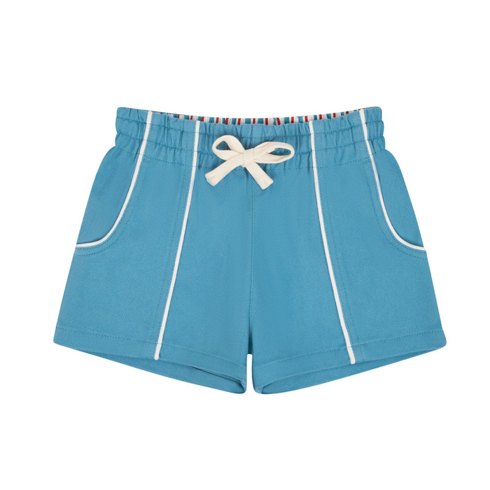 boys cerulean ultra-soft twill shorts