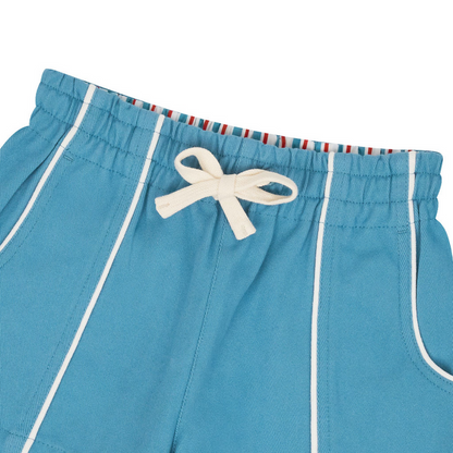 boys cerulean ultra-soft twill shorts