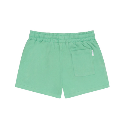 boys gustavia green ultra-soft twill shorts