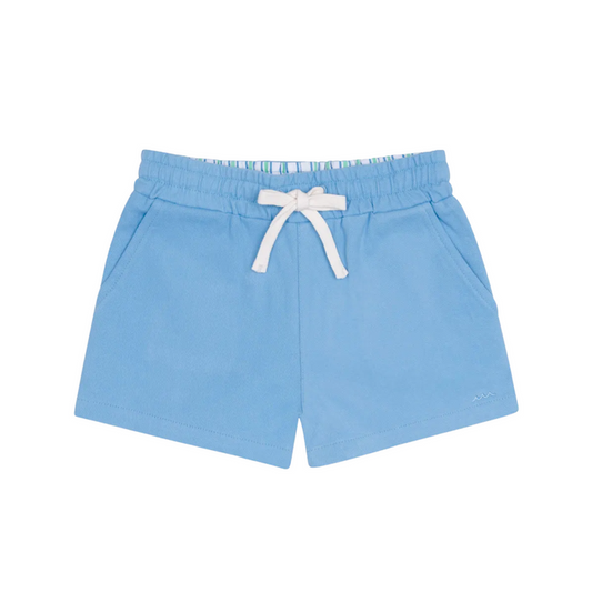 boys le marin blue ultra-soft twill shorts