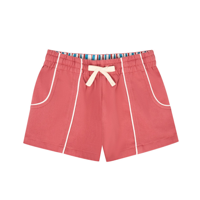 boys sailor red ultra-soft twill shorts