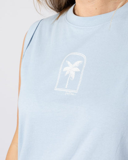 Breeze Vest Womens in Light Blue