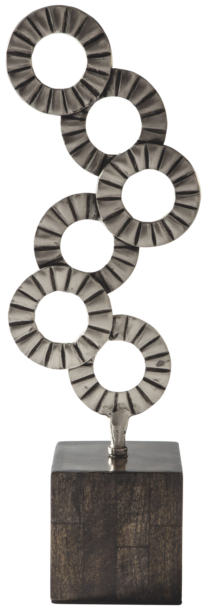 Brevyn A2000373 BlackSilver Finish Sculpture