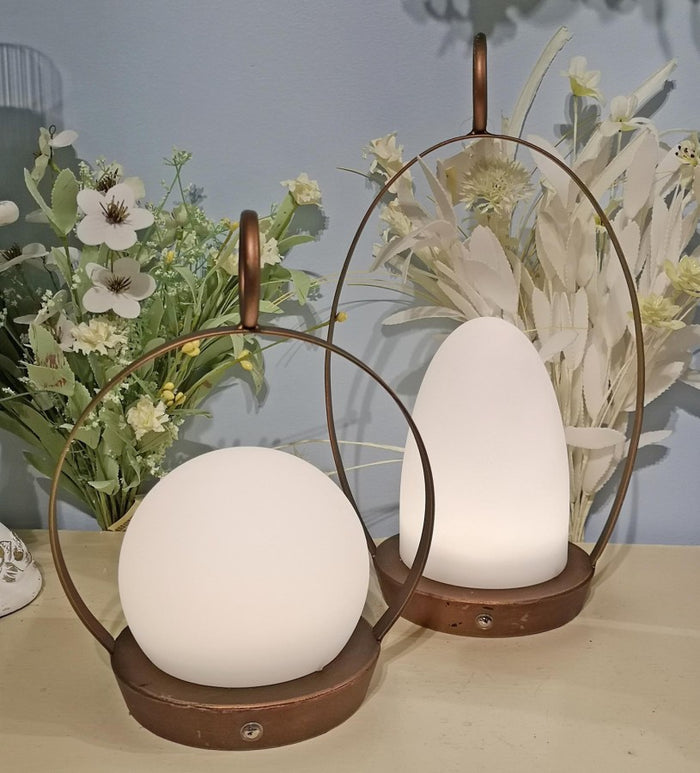 Bronze Glowing Lantern -2 Sizes for home decor from Magnolias Home Decor