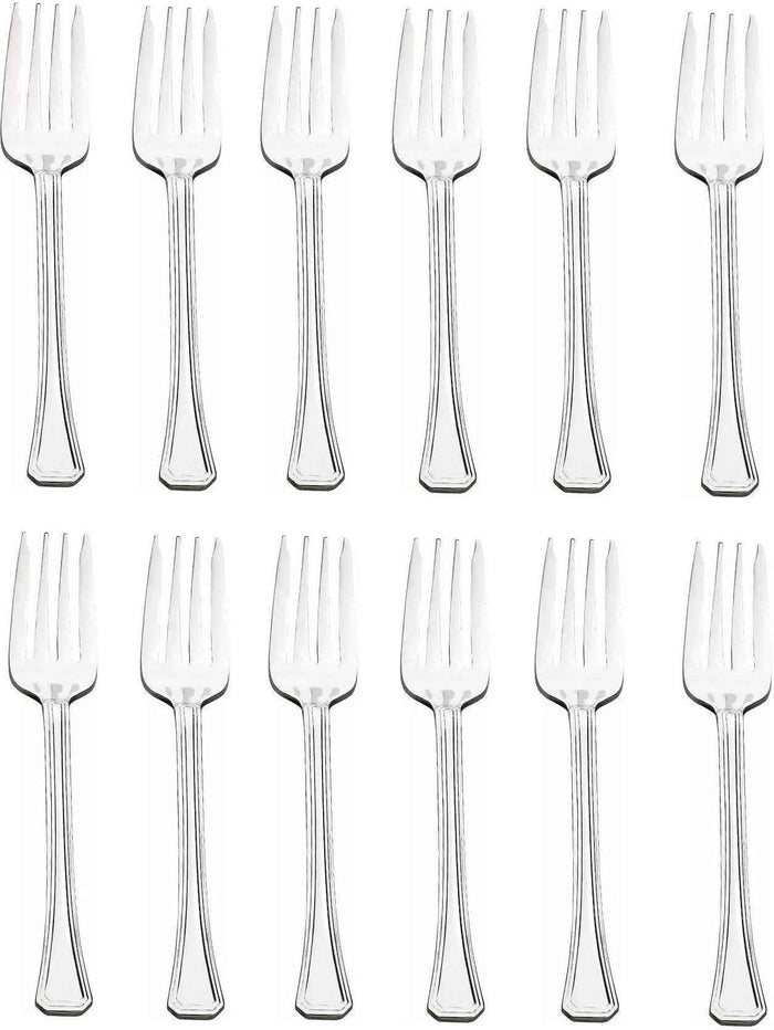 Browne - OXFORD 6.7" Stainless Steel Salad Fork, Pack of 12 - 502010