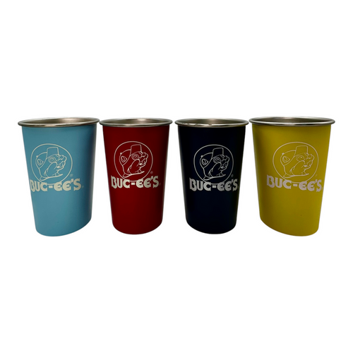 Buc-ee’s Color-Changing Metal Pint Set – 4-Pack Tumblers