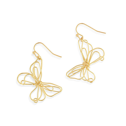 Butterfly Open Charm Earrings