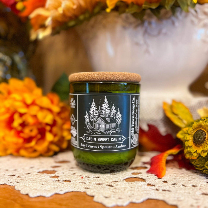 Cabin Sweet Cabin Wood Wick Candle - Old Town Soap Co.
