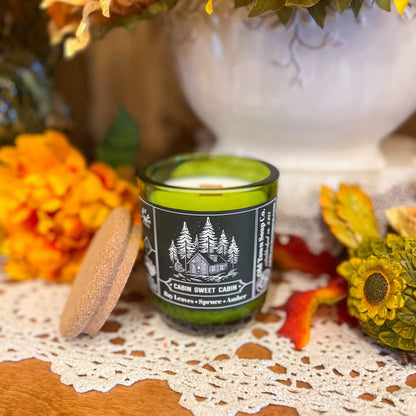Cabin Sweet Cabin Wood Wick Candle - Old Town Soap Co.